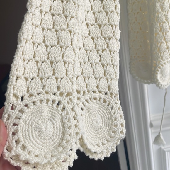 Roller rabbit crochet sweater cardigan size large - Picture 4 of 5